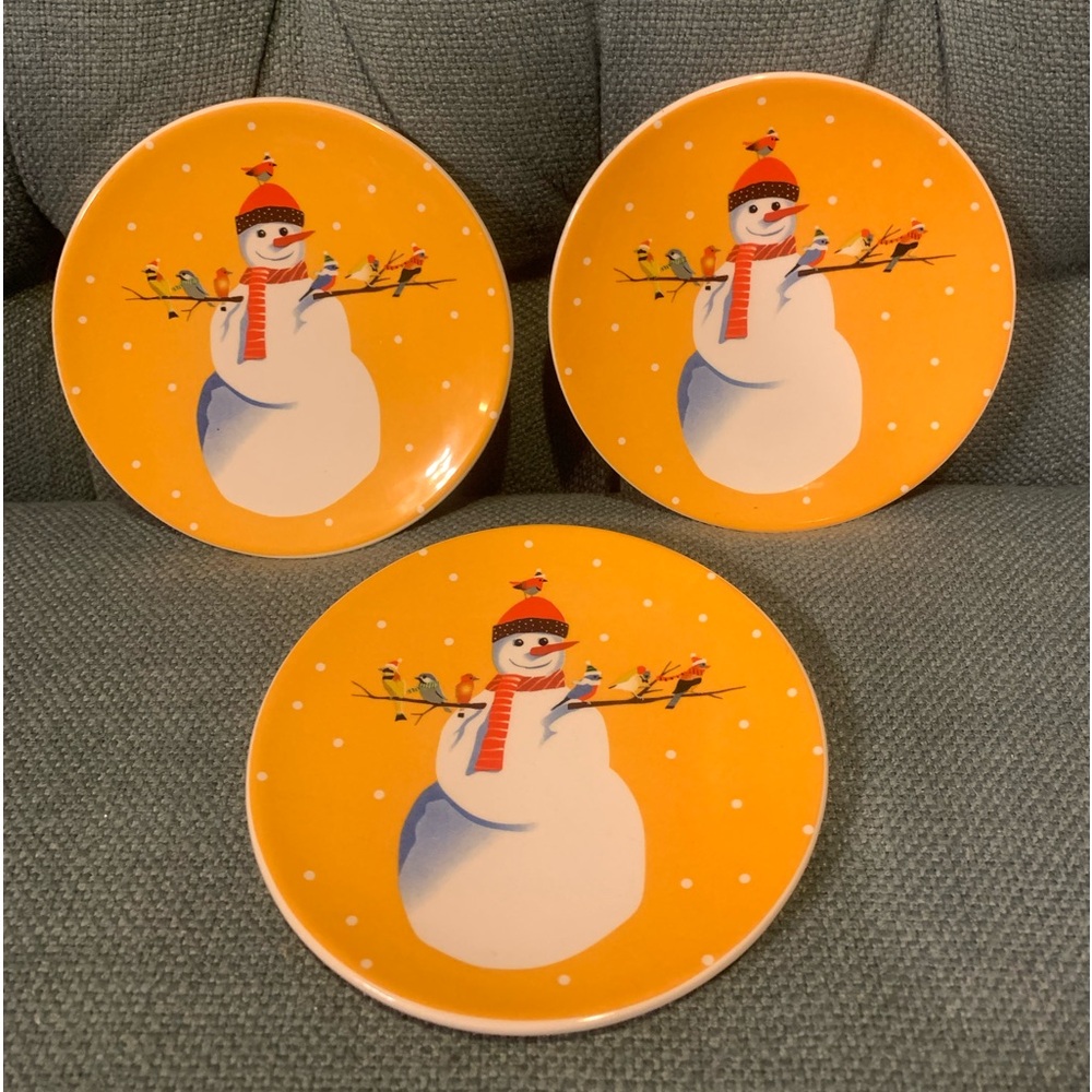 The Popcorn Factory Scott Church Creative Set of 3 Dessert/Appetizer Plates